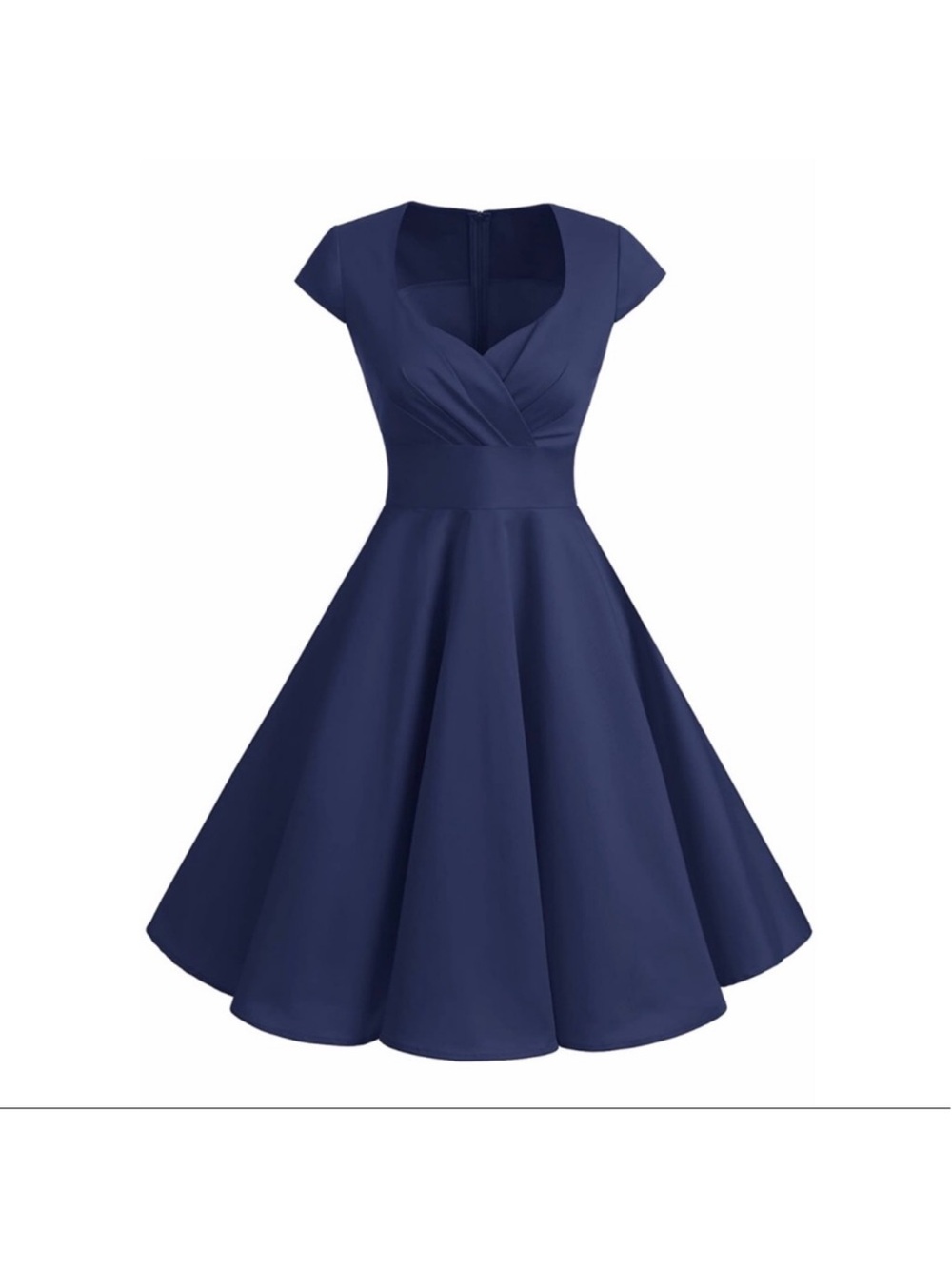 Bbonlinedress 1950s Retro Swing Navy Party Dress Women's Size XL